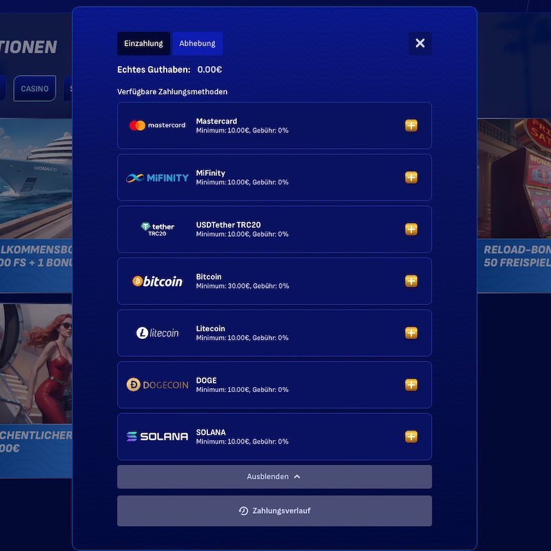 Image: Wonaco Deutschland: Bonus, Freispiele und Mobile Casino erleben
